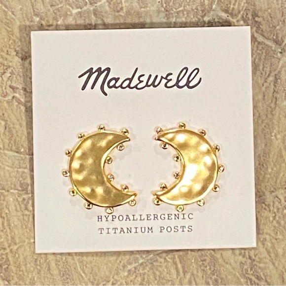 Madewell Celestial Dotted Moon Statement Stud
Earrings NWT - Picture 7 of 10